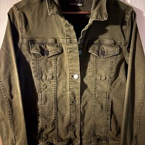 Articles of Society Olive Green Denim Jacket